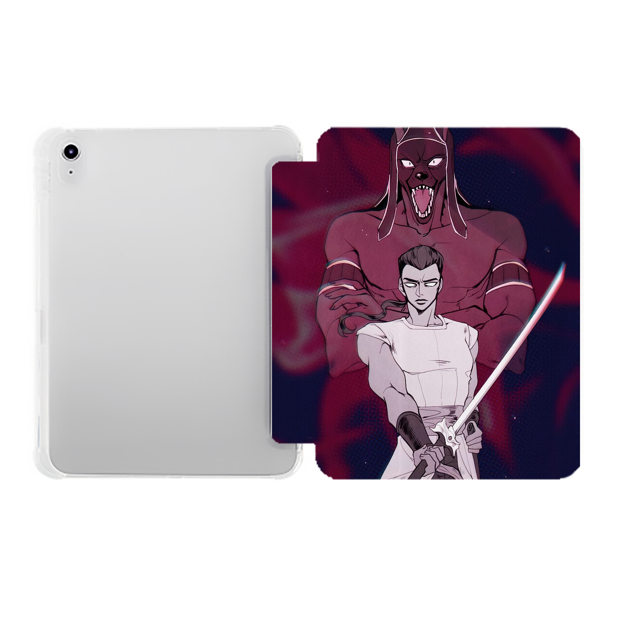 （画像用） ジョジョの奇妙な冒険 JoJo's Bizarre Adventure IPad ケース ペン収納付き 三つ折りスタンド PUレザー×シリコン 対応機種9.5/10.5/10.9インチ